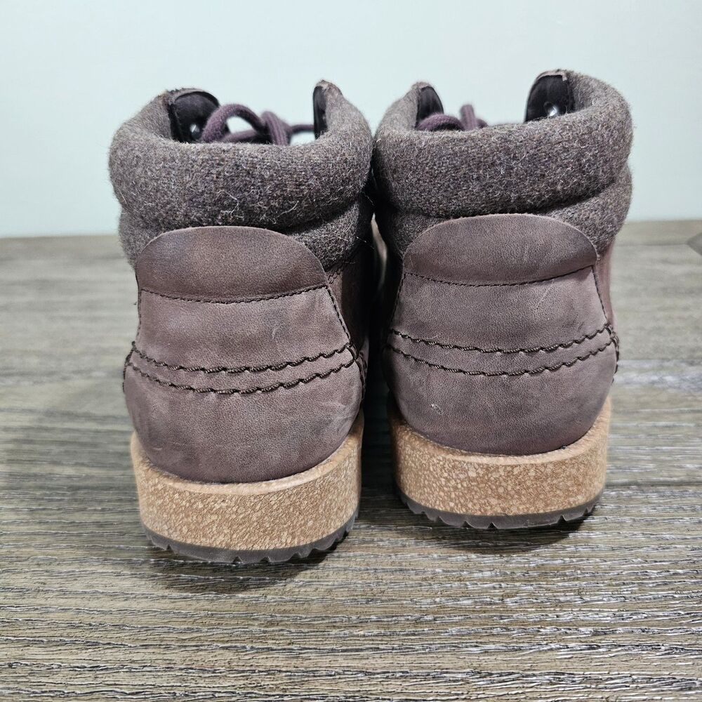 Birkenstock Honnef High Leather‎ Boots Oiled Nubuck, Roast Brown, M7/W9 EU40 - Picture 6 of 9